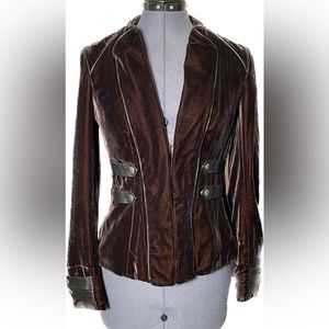 ALICE + OLIVIA Velvet blazer Size Small